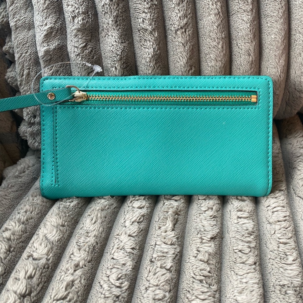 Turquoise Kate Spade Wallet - Picture 2 of 13